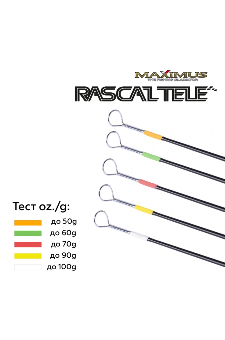Зимняя удочка Maximus RASCALTele 283XH (MIRRLT283XH) 0,70м до 90гр модель MIRRLT283XH от Maximus
