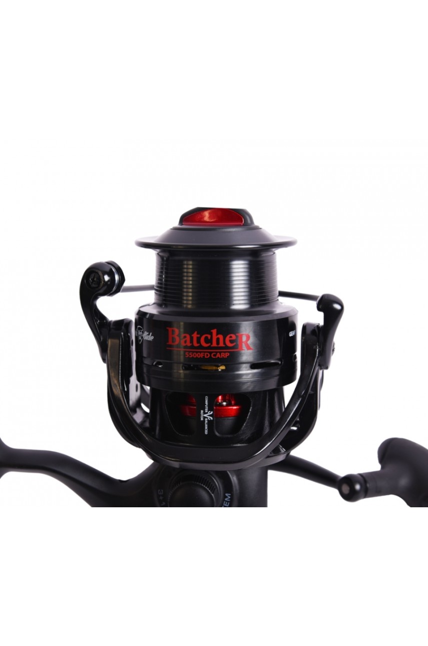 Катушка безынерционная карповая Black Side Batcher 5500FD (3+1 подш.)