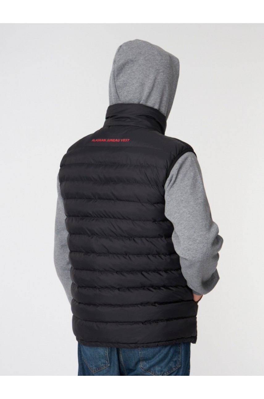 Жилет Alaskan Juneau Vest Black   S утепленный стеганый черный /красный