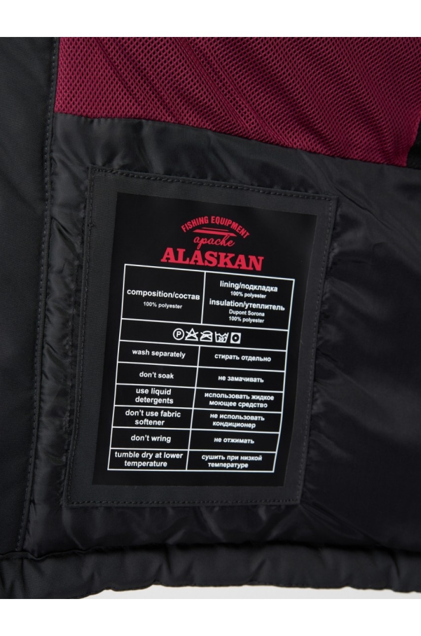 Куртка зимняя Alaskan APACHE тем.серая  XL