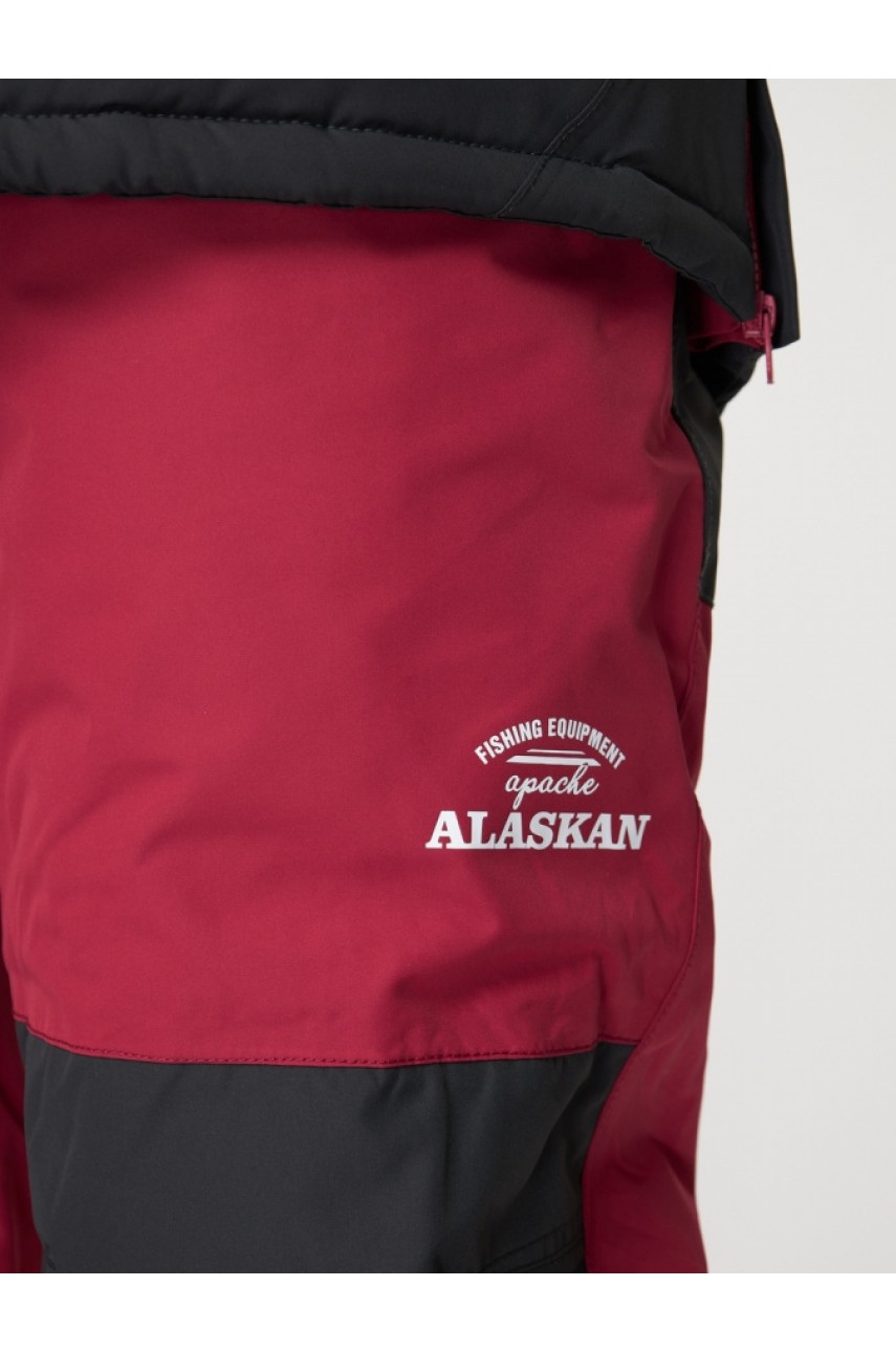 Костюм зимний Alaskan APACHE синий/бордовый    S (куртка+полукомбинезон)