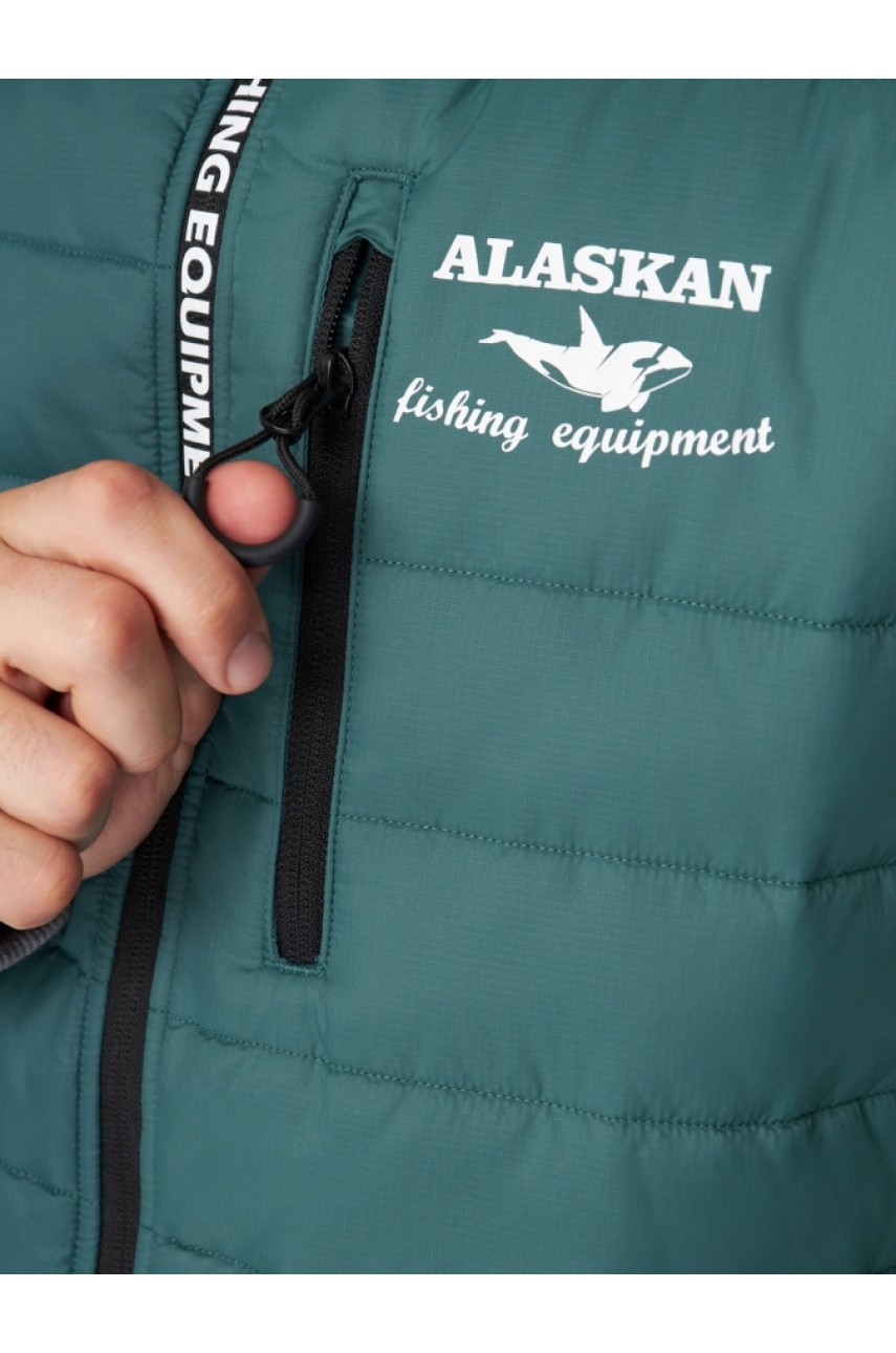 Жилет Alaskan Juneau Vest Green   S утепл.стеганый