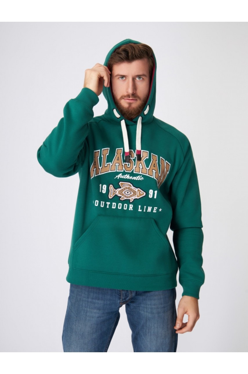 Толстовка Alaskan Promo Hoodie Green XL