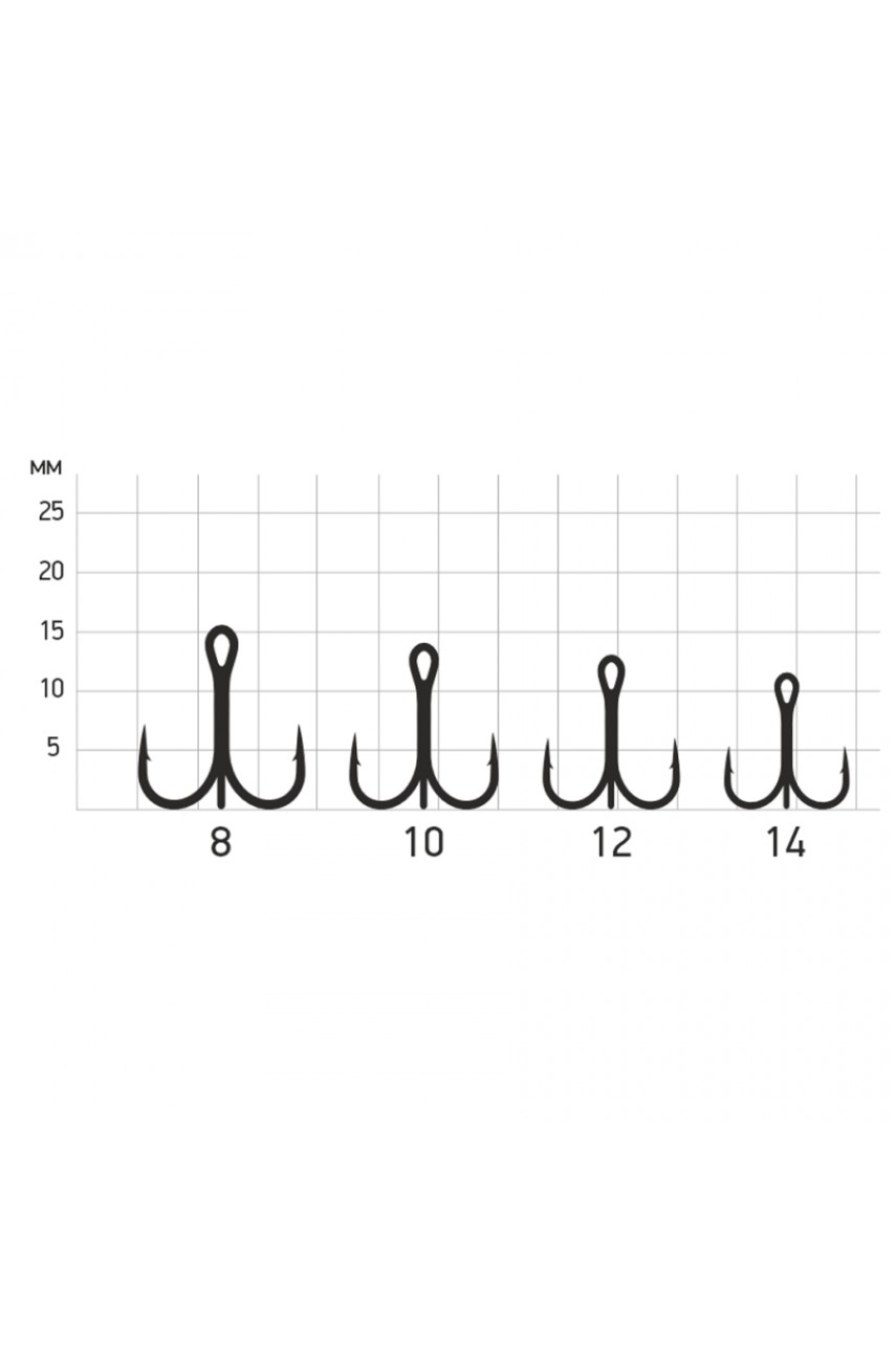 Тройник-капля ECOPRO с глазом золот. №12G ( 10шт)