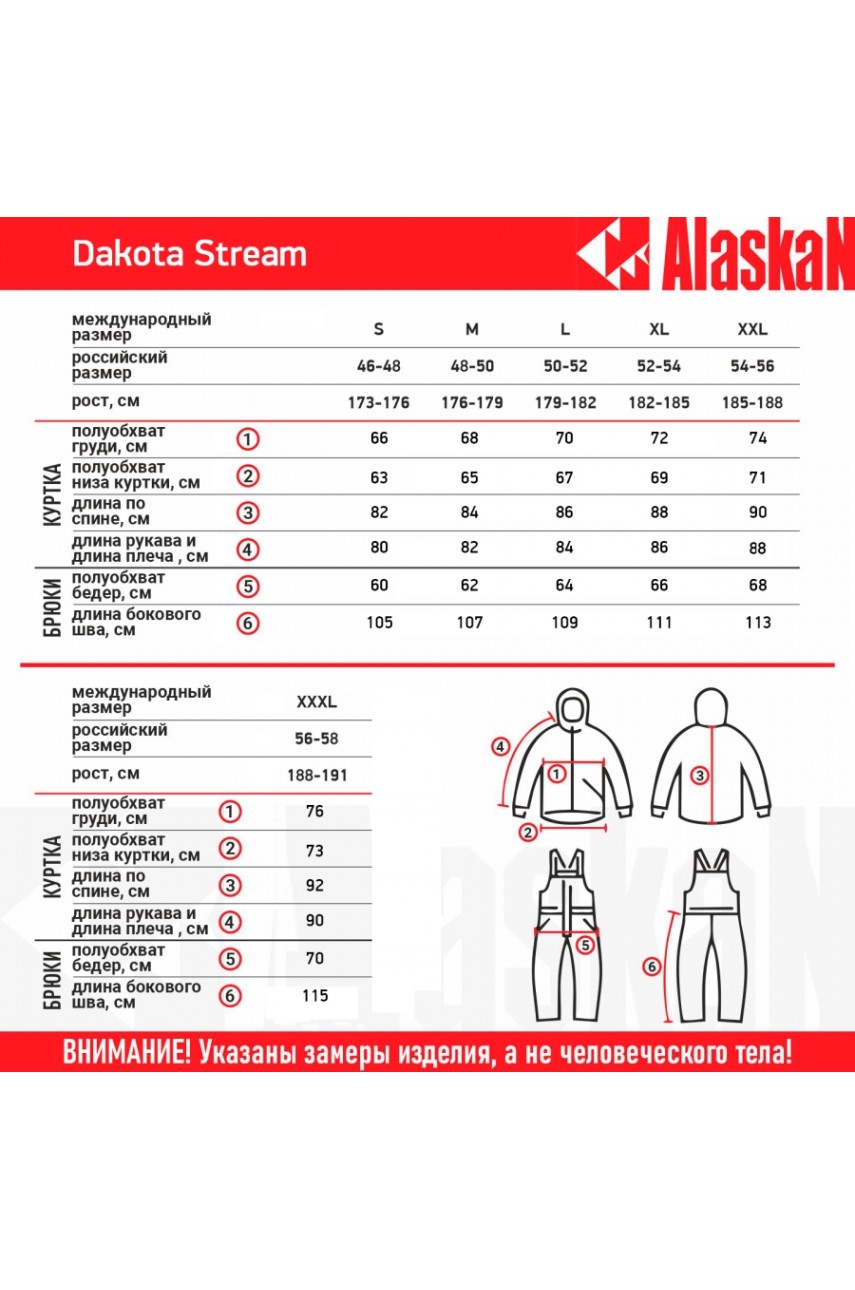Костюм зимний Alaskan Dakota Stream L зел/сер/черн (куртка+ полукомбинезон)