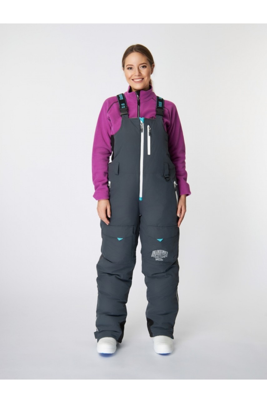 Костюм зимний Alaskan Vanda жен. XXL бел/голуб/сер (куртка+полукомбинезон)