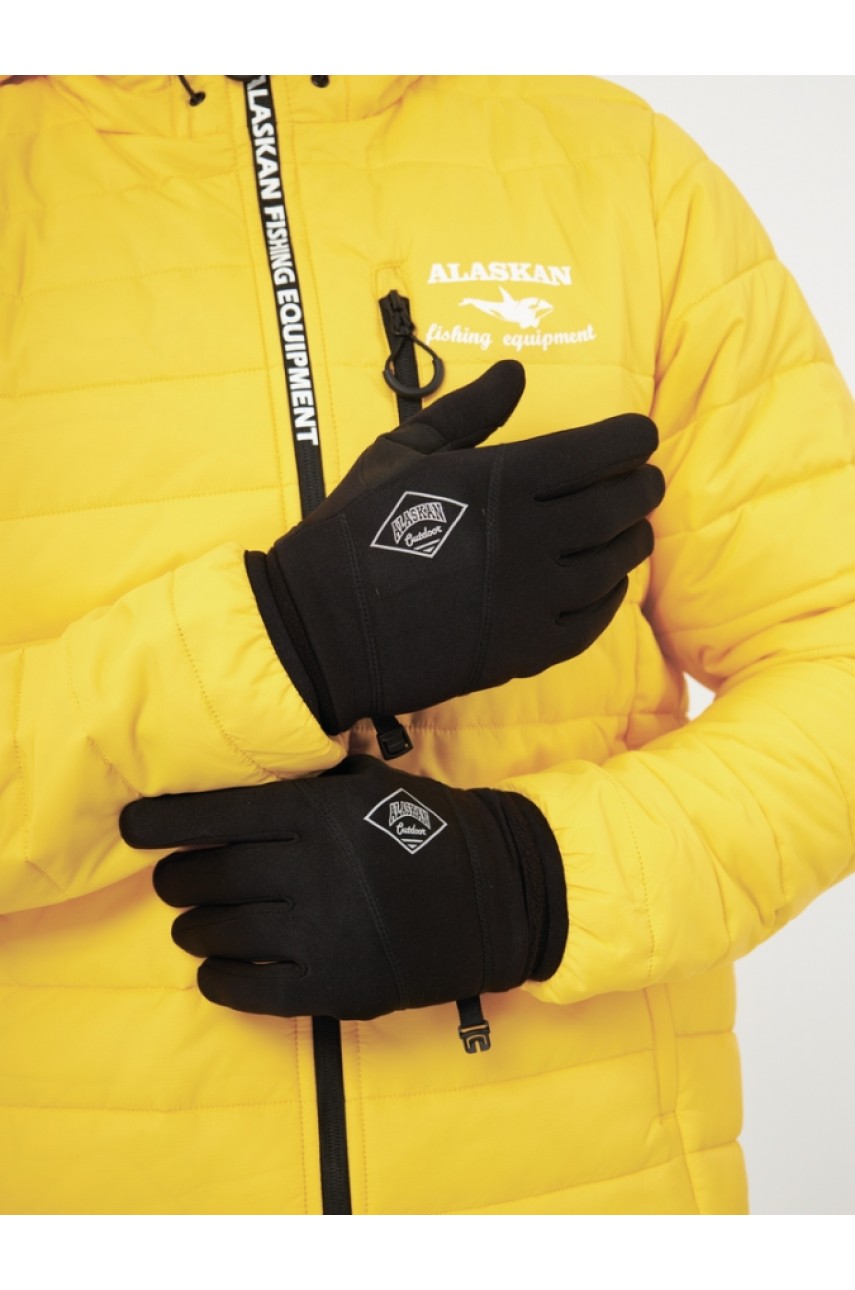 Перчатки Alaskan Outdoor XL черные (AG11536-XL)