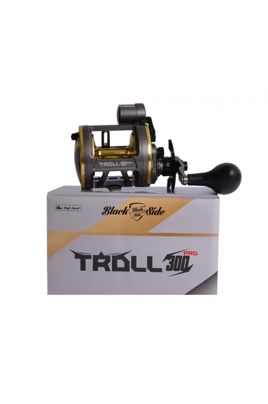 Катушка мультипликаторная Black Side TROLL PRO 300