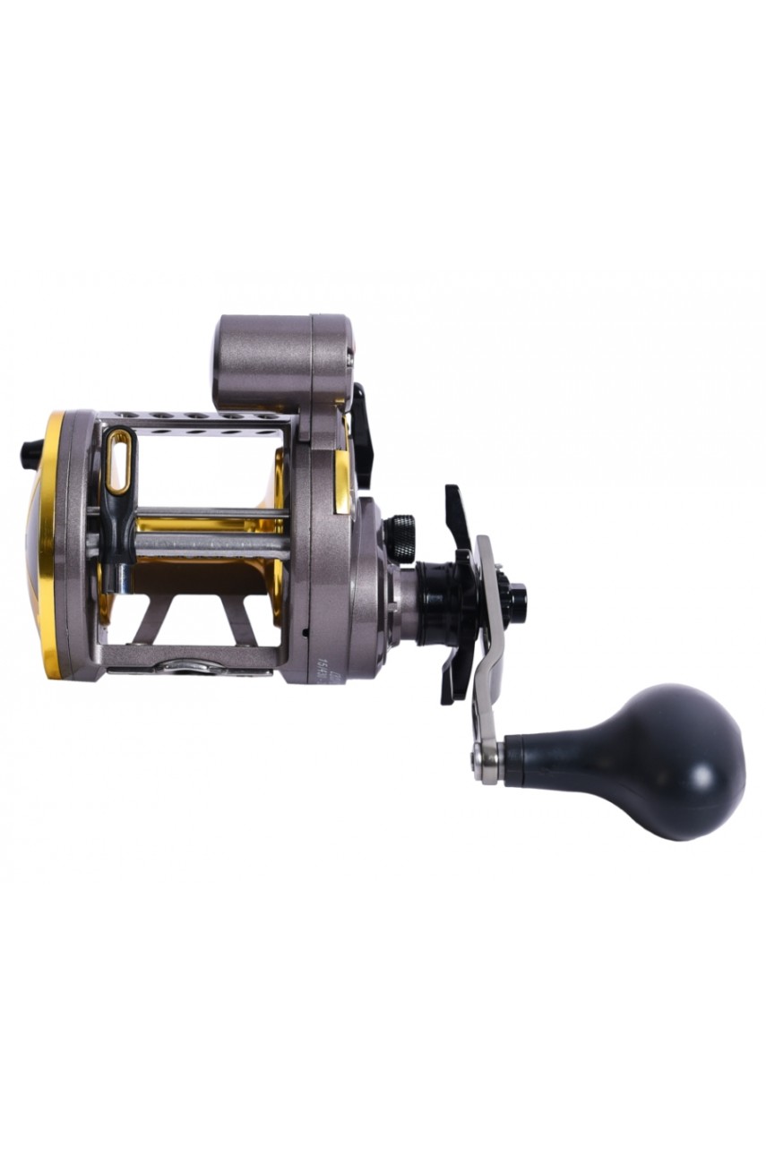 Катушка мультипликаторная Black Side TROLL PRO 300L (лев. рука)