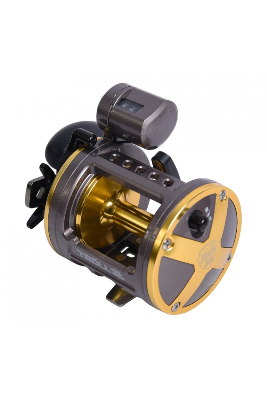 Катушка мультипликаторная Black Side TROLL PRO 300L (лев. рука)