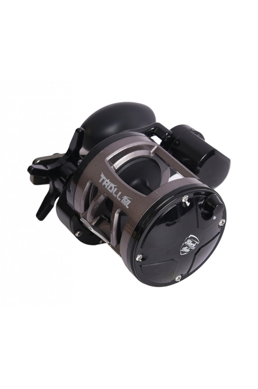 Катушка мультипликаторная Black Side TROLL 150L (лев. рука)