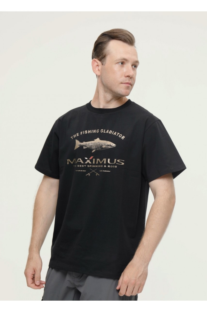 Футболка Maximus чёрная XXXL (MCTSB)