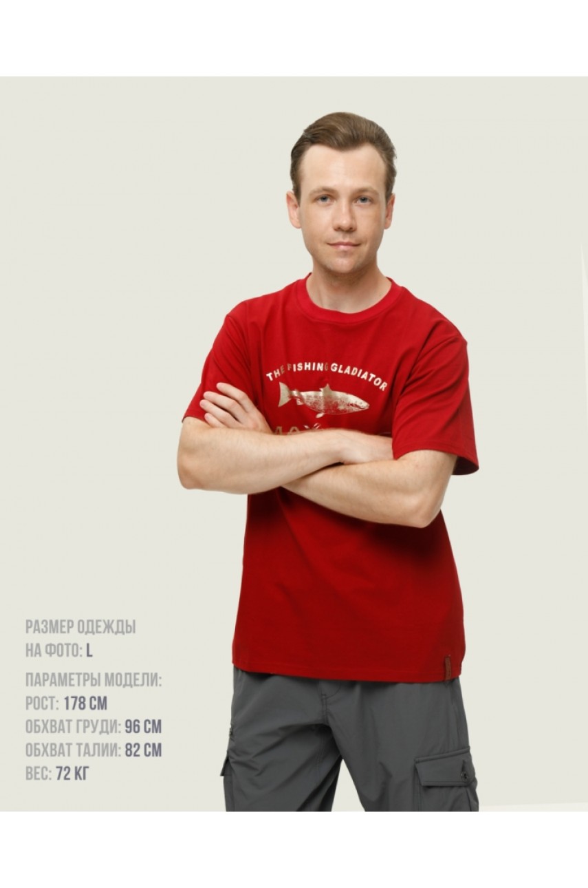 Футболка Maximus красная   S ( MCTSR)