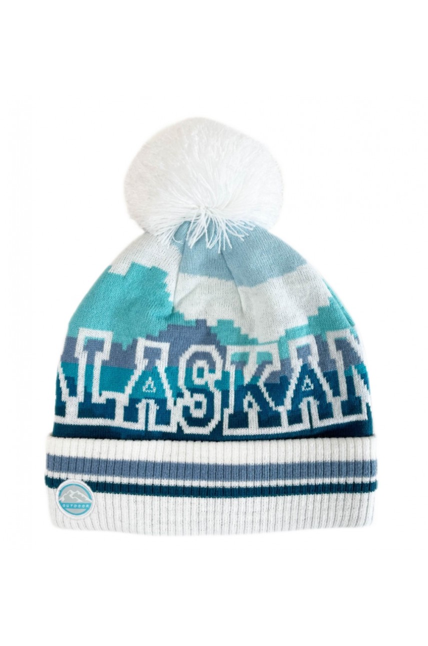 Шапка женская Alaskan Knitted мультиколор