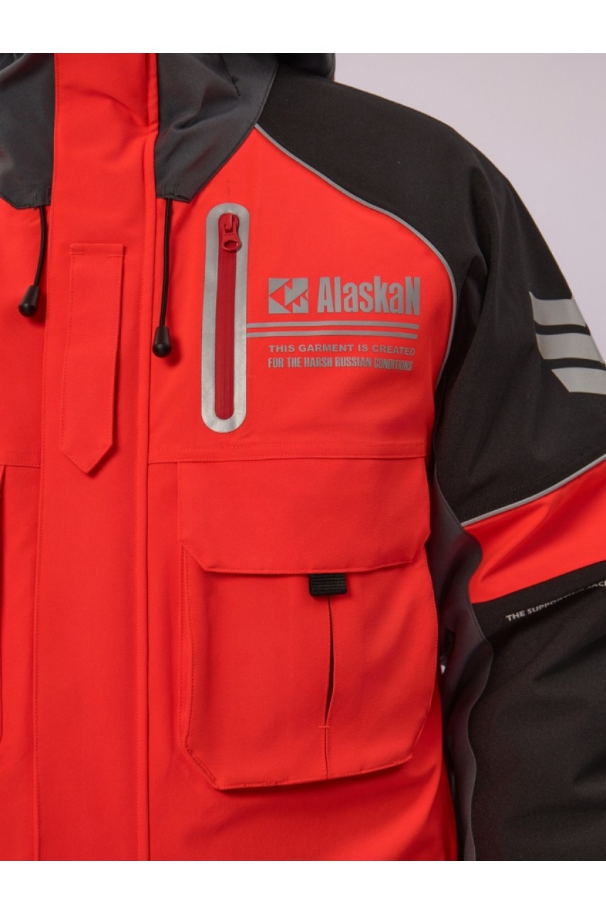 Костюм зимний Alaskan Cherokee Sea Edition  XXL красный/серый/черный