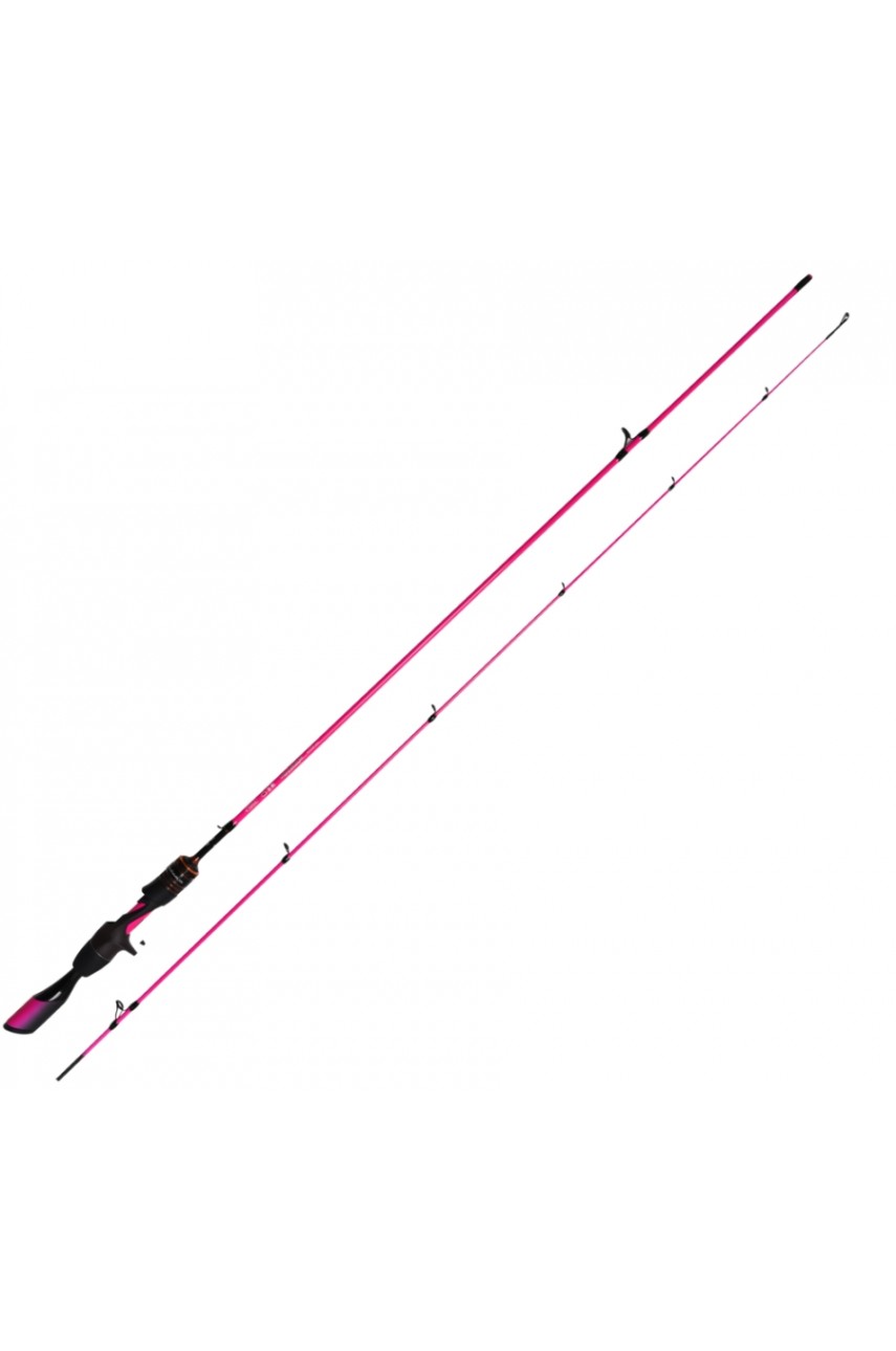 Удилище каст. Maximus MINIGUN C PINK LE 18UL 1,8m 2-8g  (top solid)