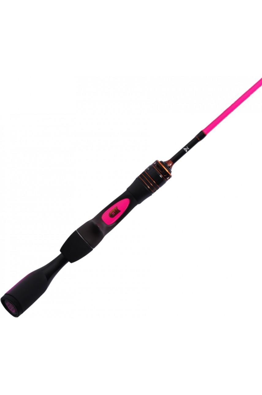 Удилище каст. Maximus MINIGUN C PINK LE 18UL 1,8m 2-8g  (top solid)