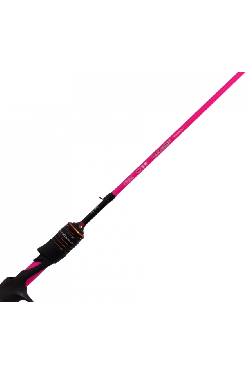 Удилище каст. Maximus MINIGUN C PINK LE 18UL 1,8m 2-8g  (top solid)