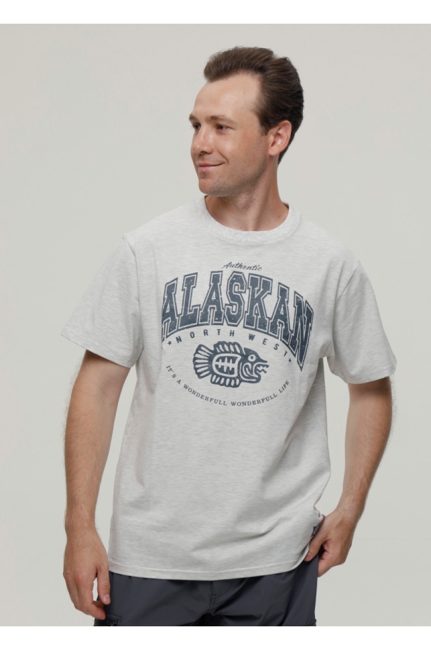 Футболка Alaskan светло-серая  M
