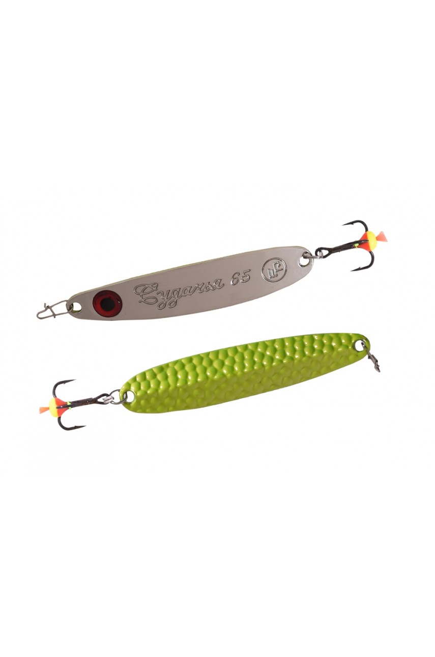 Блесна вертикальная ECOPRO Судачья с глазом, 65мм, 12г, GRB/S Блесна вертикальная ECOPRO Судачья с глазом, 65мм, 12г, GRB/S