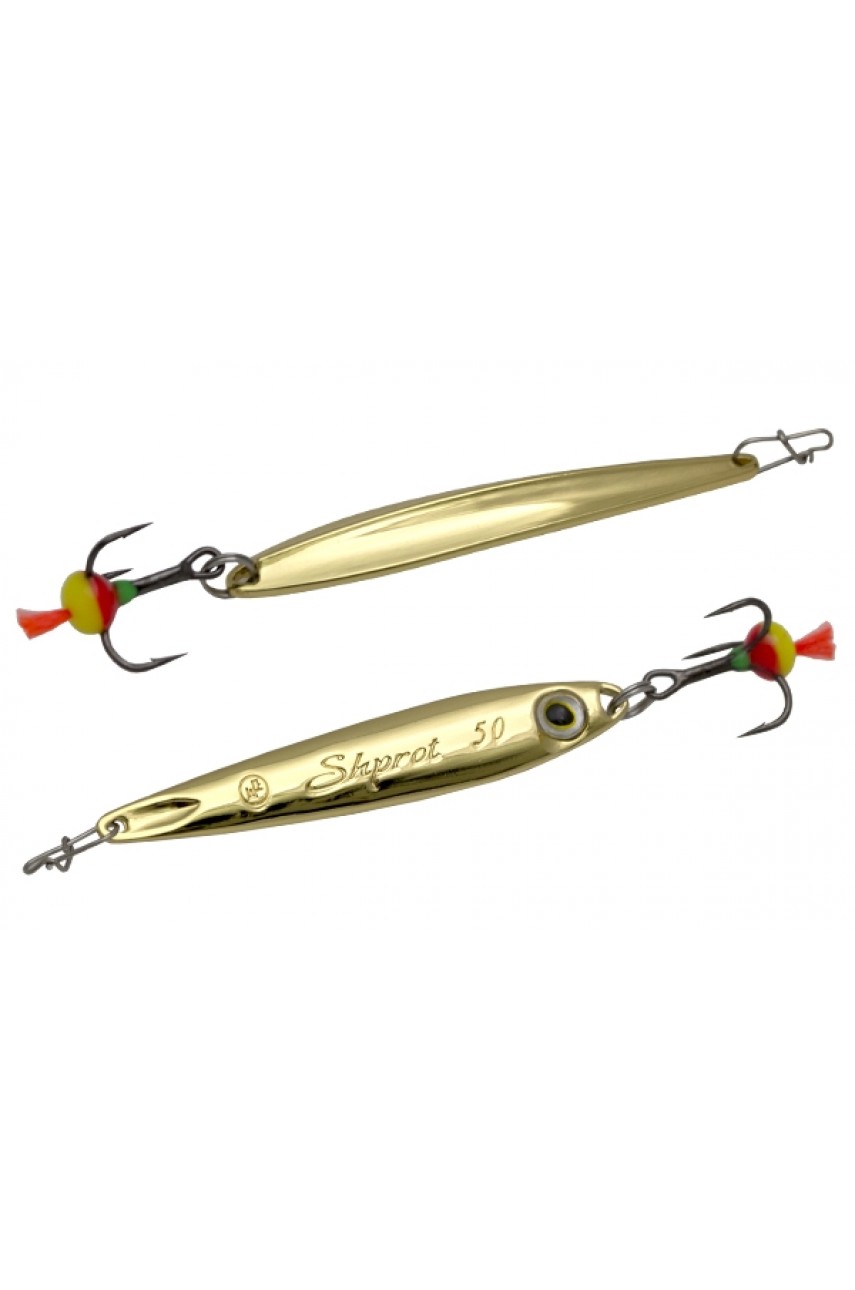 Блесна вертикальная ECOPRO Shprot, 75мм, 13г, BL/SRF Блесна вертикальная ECOPRO Shprot, 75мм, 13г, BL/SRF