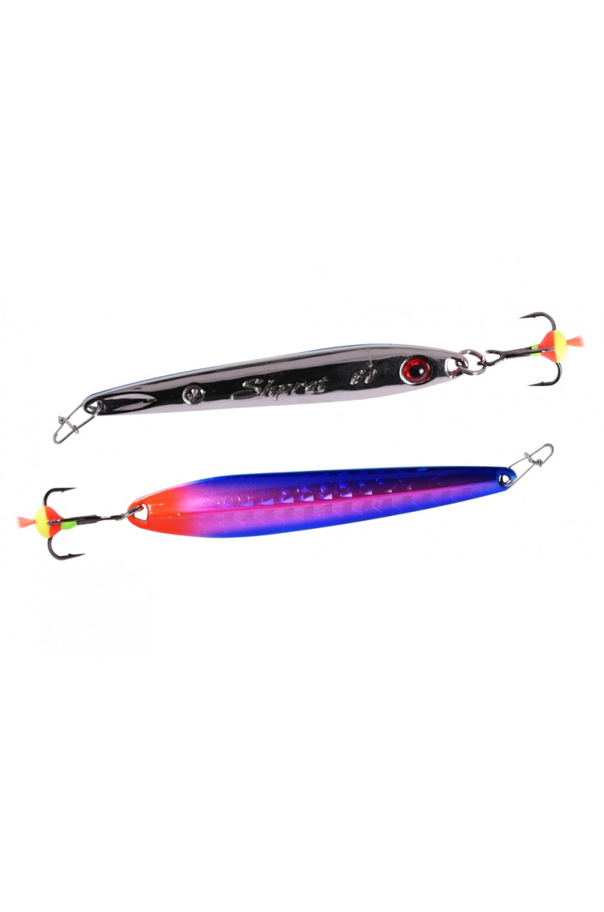 Блесна вертикальная ECOPRO Shprot, 75мм, 13г, BL/SRF Блесна вертикальная ECOPRO Shprot, 75мм, 13г, BL/SRF