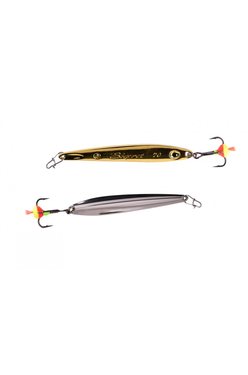 Блесна вертикальная ECOPRO Shprot, 75мм, 13г, BL/SRF Блесна вертикальная ECOPRO Shprot, 75мм, 13г, BL/SRF