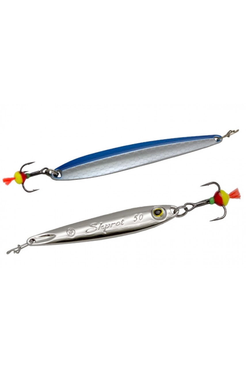 Блесна вертикальная ECOPRO Shprot, 75мм, 13г, BL/SRF Блесна вертикальная ECOPRO Shprot, 75мм, 13г, BL/SRF