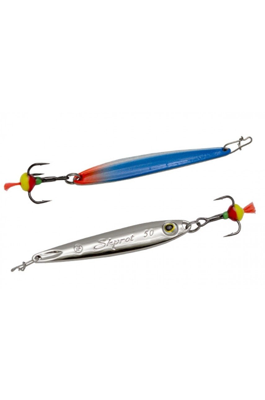 Блесна вертикальная ECOPRO Shprot, 75мм, 13г, BL/SRF Блесна вертикальная ECOPRO Shprot, 75мм, 13г, BL/SRF