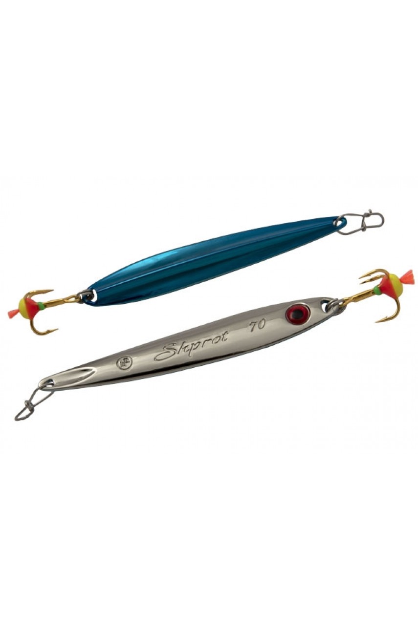 Блесна вертикальная ECOPRO Shprot, 75мм, 13г, BL/SRF Блесна вертикальная ECOPRO Shprot, 75мм, 13г, BL/SRF