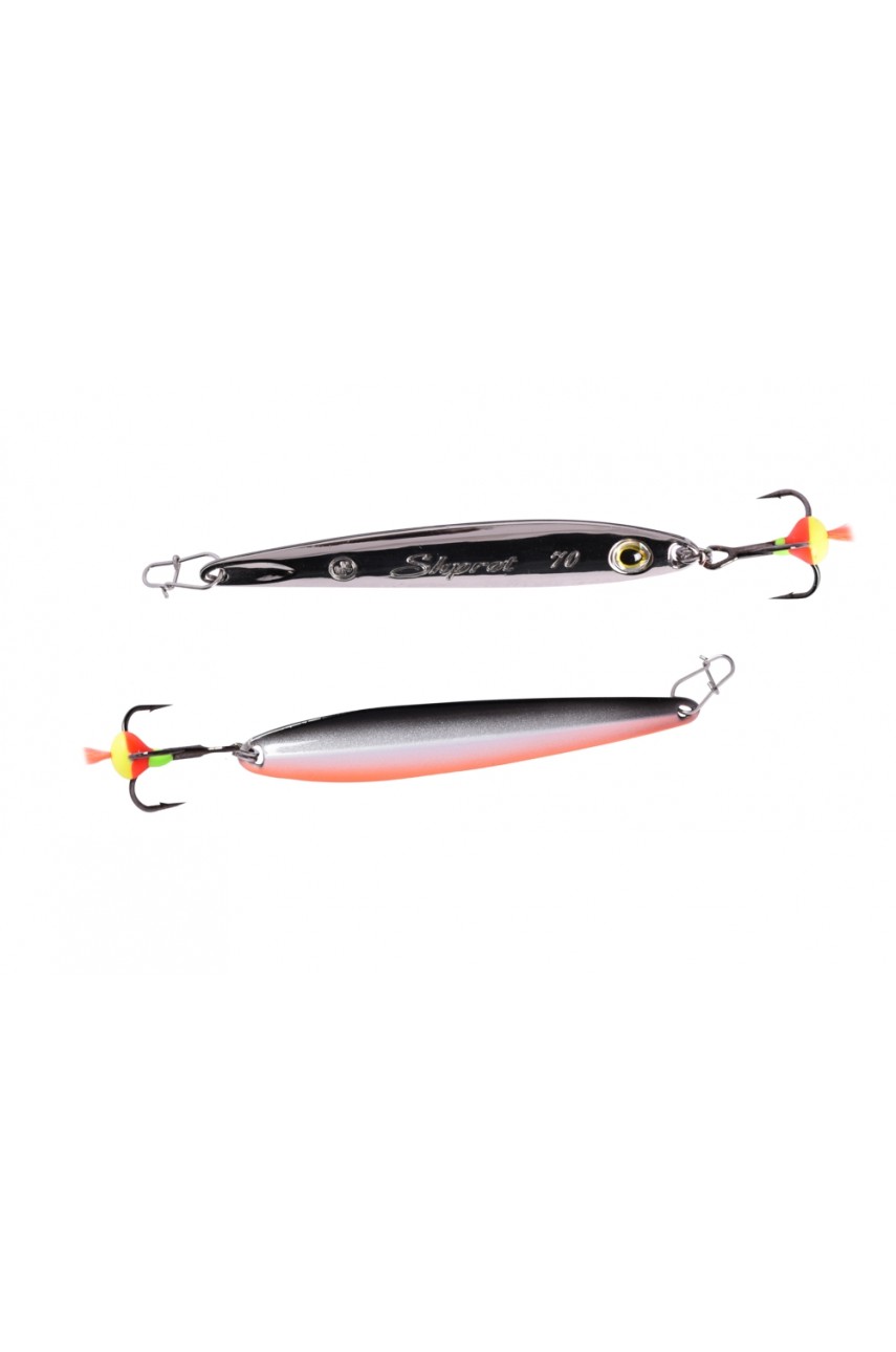 Блесна вертикальная ECOPRO Shprot, 75мм, 13г, BL/SRF Блесна вертикальная ECOPRO Shprot, 75мм, 13г, BL/SRF