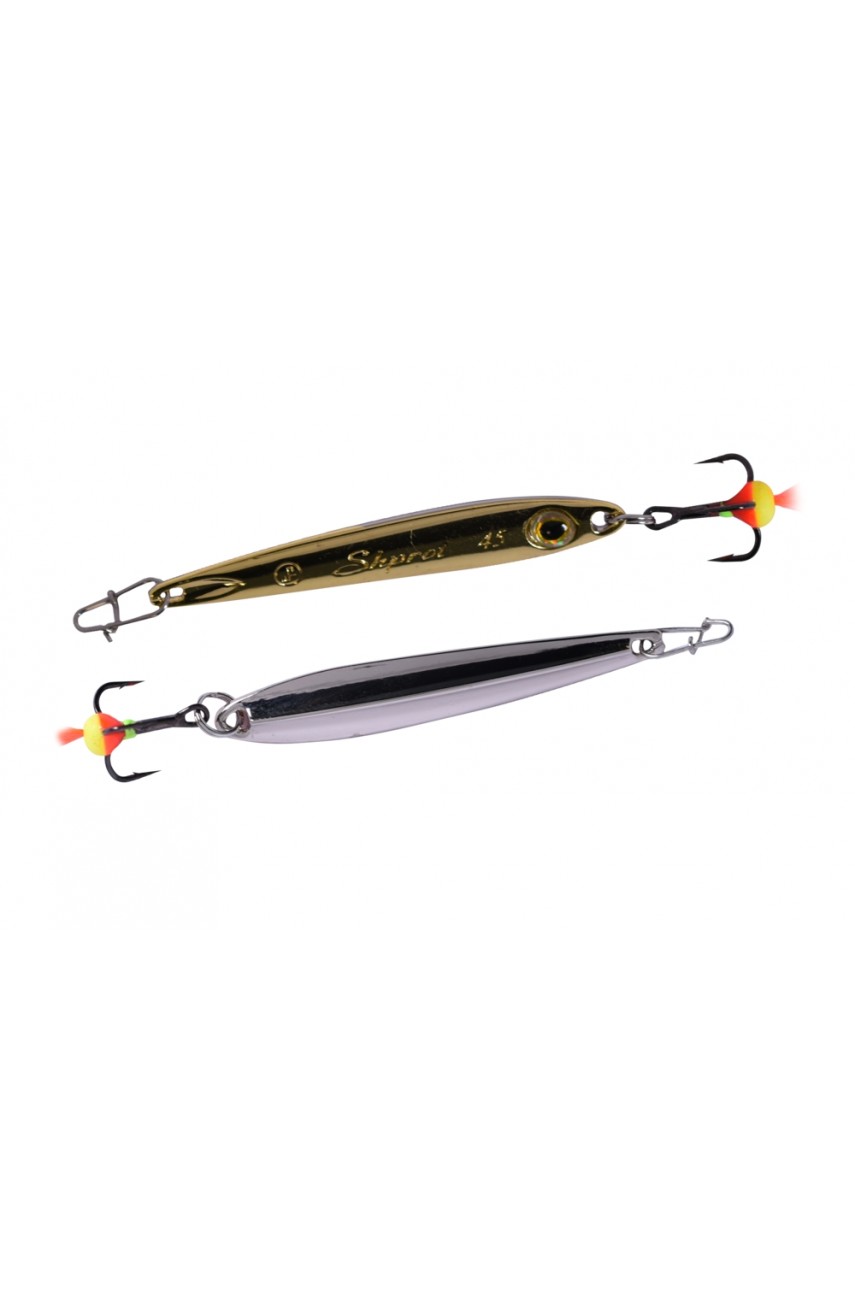 Блесна вертикальная ECOPRO Shprot, 75мм, 13г, BL/SRF Блесна вертикальная ECOPRO Shprot, 75мм, 13г, BL/SRF