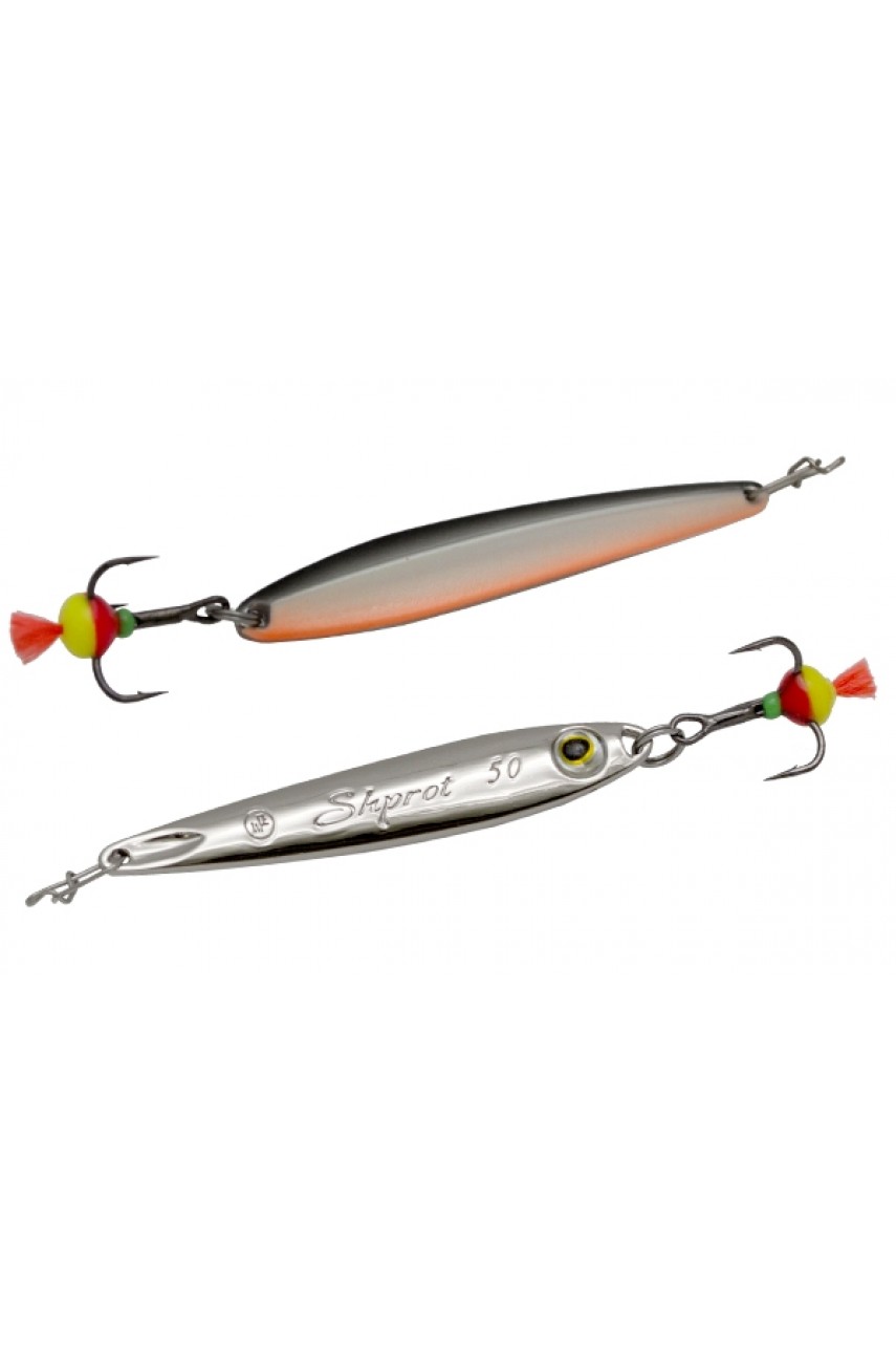 Блесна вертикальная ECOPRO Shprot, 75мм, 13г, BL/SRF Блесна вертикальная ECOPRO Shprot, 75мм, 13г, BL/SRF