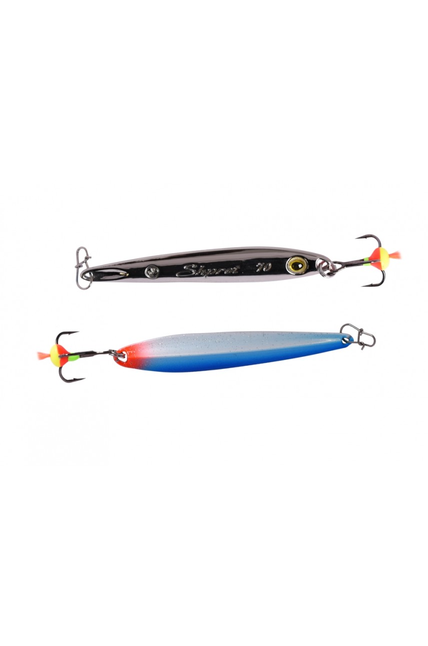 Блесна вертикальная ECOPRO Shprot, 75мм, 13г, BL/SRF Блесна вертикальная ECOPRO Shprot, 75мм, 13г, BL/SRF