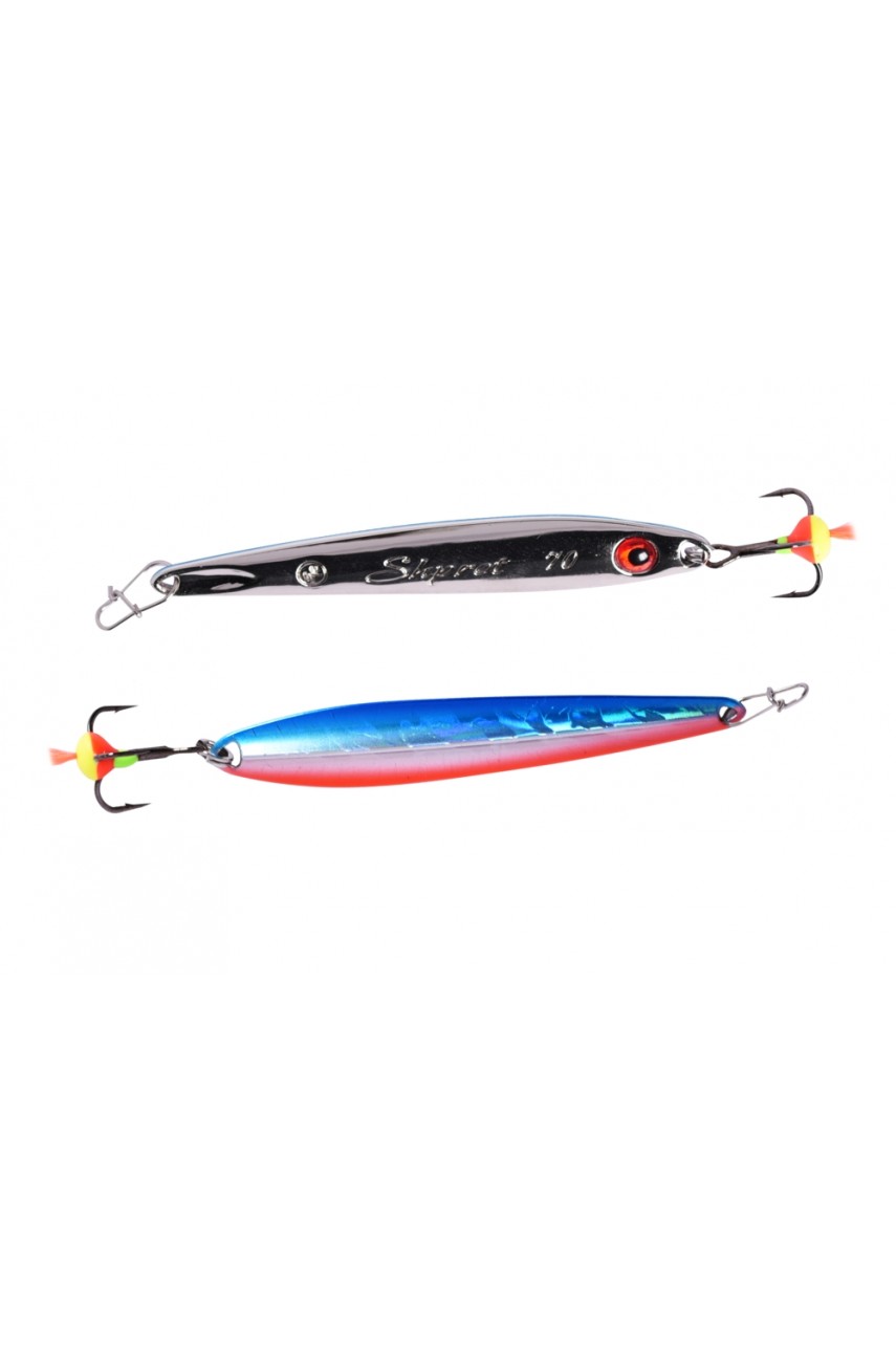 Блесна вертикальная ECOPRO Shprot, 75мм, 13г, BL/SRF Блесна вертикальная ECOPRO Shprot, 75мм, 13г, BL/SRF