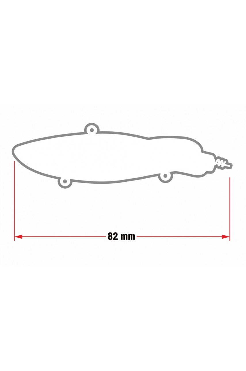 Виб ECOPRO Мышь 82мм 28г 099 Neon Shad Виб ECOPRO Мышь 82мм 28г 099 Neon Shad