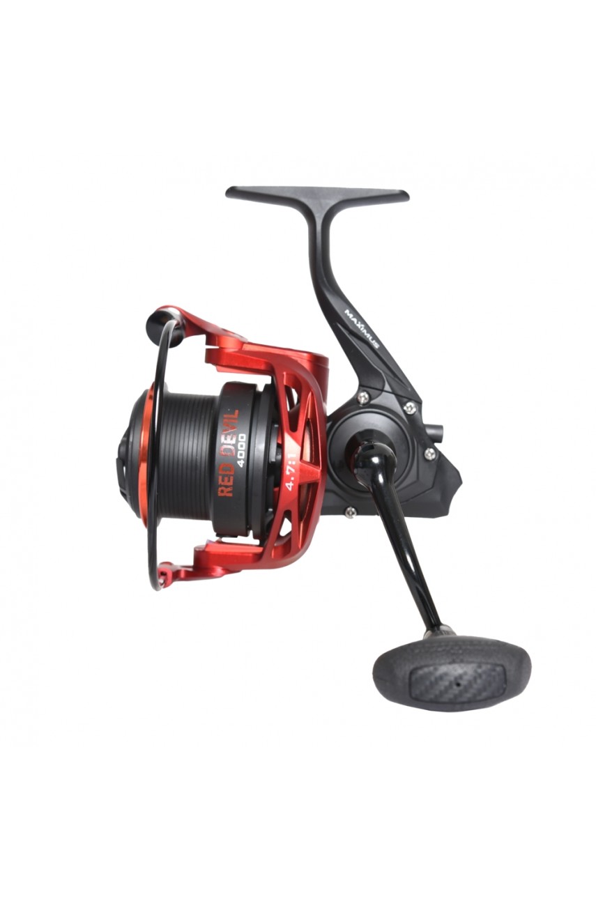 Катушка безынерционная фидерная Maximus Red Devil 4000 (7+1 подш.) Катушка безынерционная фидерная Maximus Red Devil 4000 (7+1 подш.)