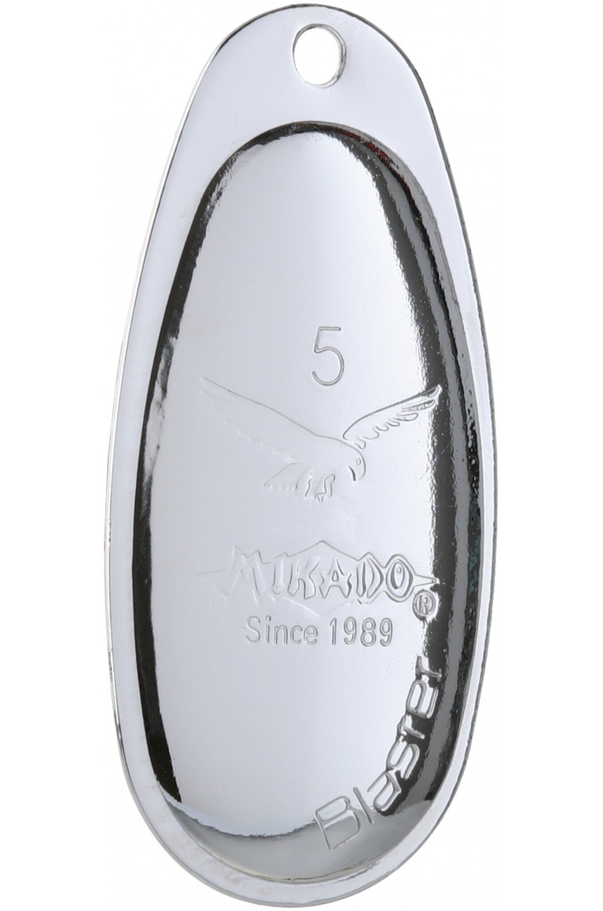 Блесна вращающаяся Mikado BLASTER № 5 серебро / 00 модель PMB-OBL-5S-00 от Mikado