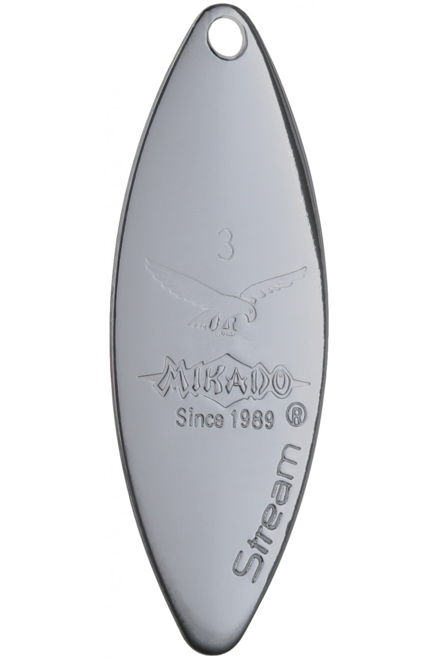 Блесна вращающаяся Mikado STREAM № 4 состаренное серебро модель PMB-OST-4-AG от Mikado