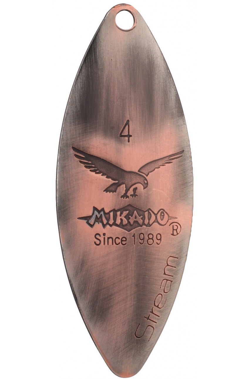 Блесна вращающаяся Mikado STREAM № 4 состаренная медь модель PMB-OST-4-OM от Mikado