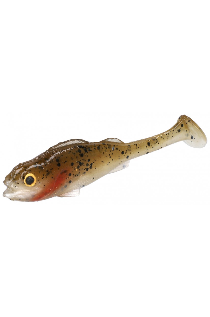 Виброхвост Mikado REAL FISH 6.5 см. / RUFFE  (6 шт )