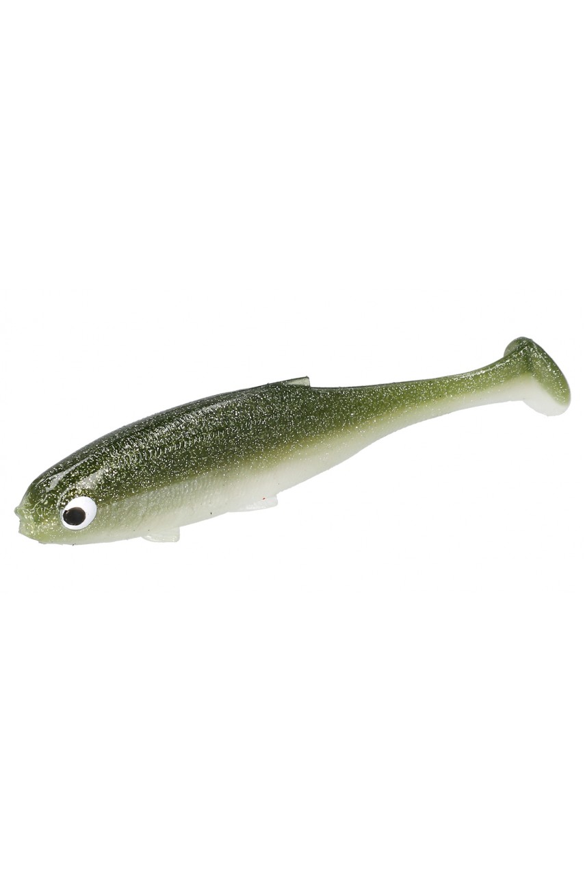 Виброхвост Mikado REAL FISH 15 см. / OLIVE BLEAK (4 шт )