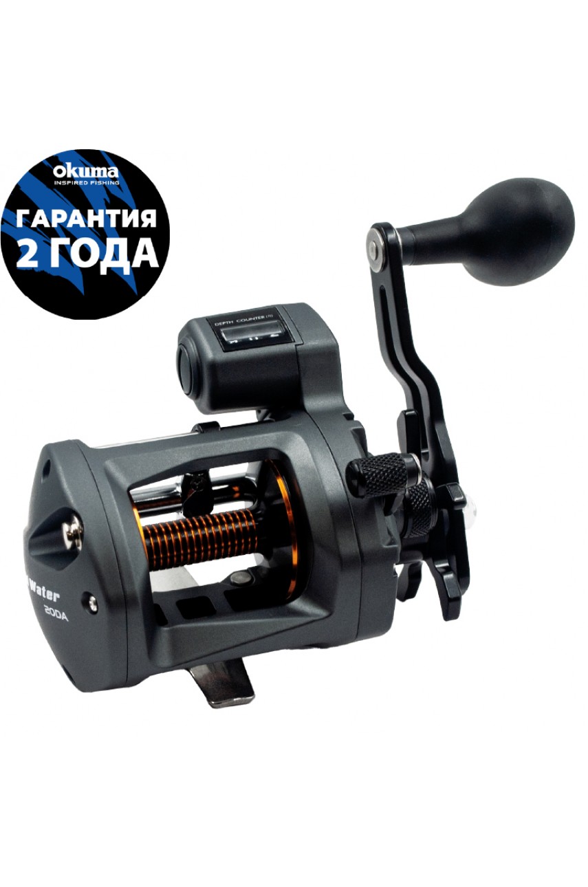 Катушка OKUMA Cold Water CW 20DA Line Counter RH Trolling 5.1:1