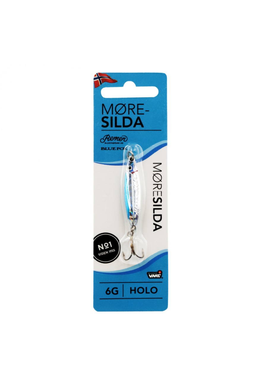 Блесна колебл. BLUE FOX Moresilda Holographic 06 /05 (Silver Blue)