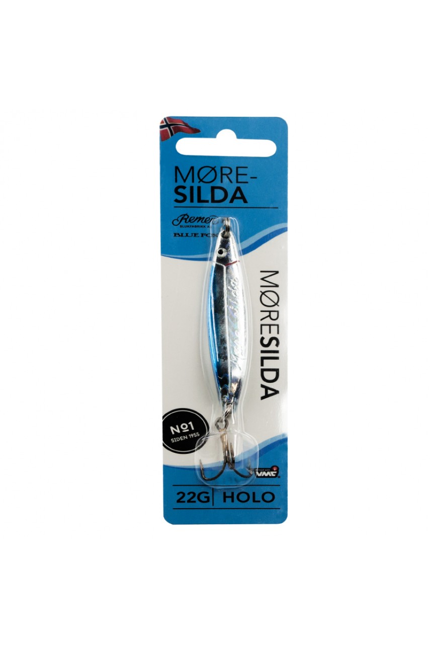 Блесна колебл. BLUE FOX Moresilda Holographic 22 /05 (Silver Blue)