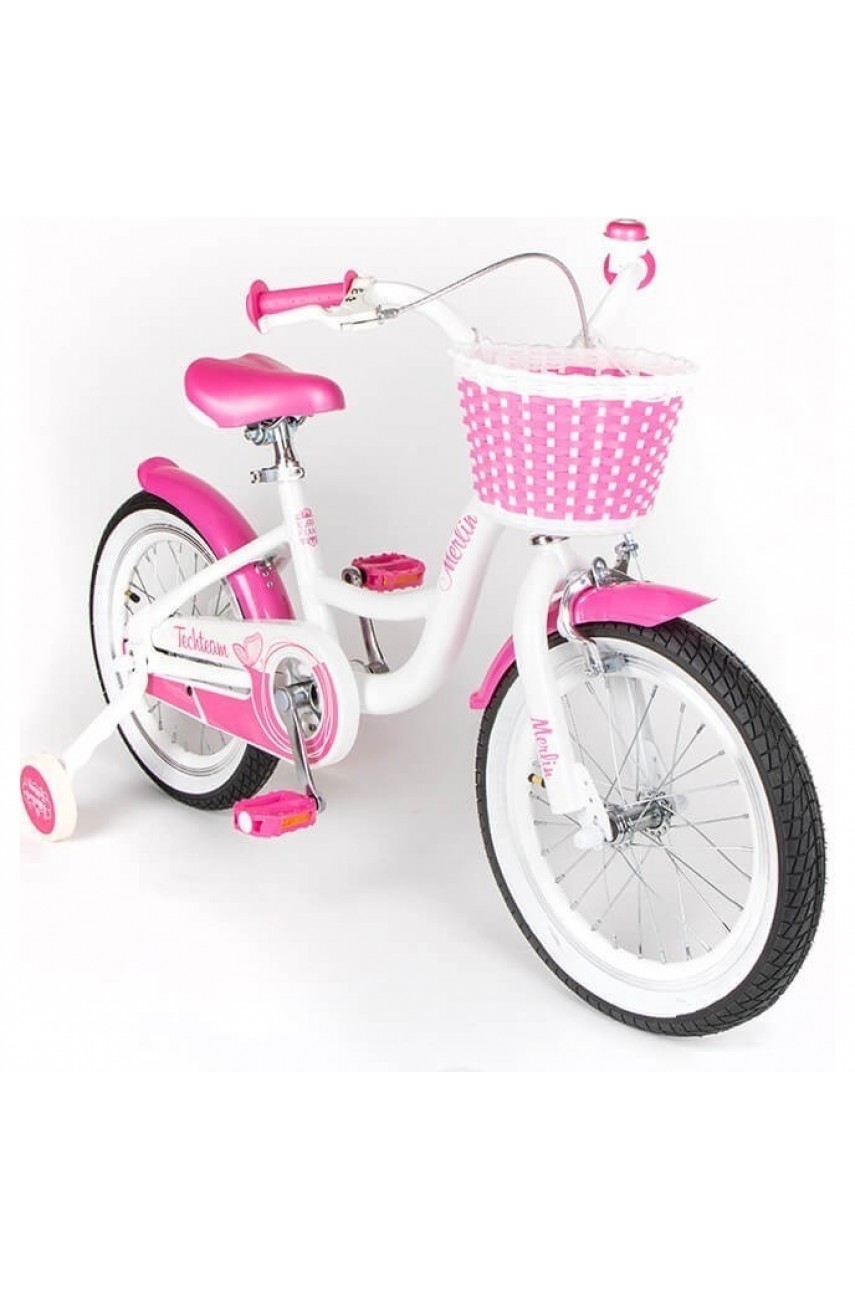 Детский велосипед TECH TEAM MERLIN бело-фиолетовый 16 ' NN001528