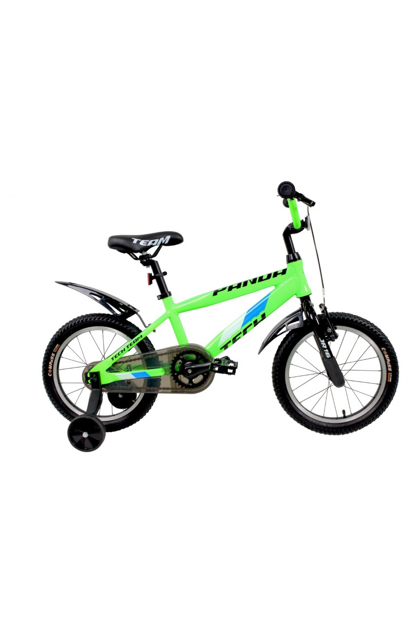 Детский велосипед TECH TEAM PANDA неоново-зеленый 18 ' NN002607