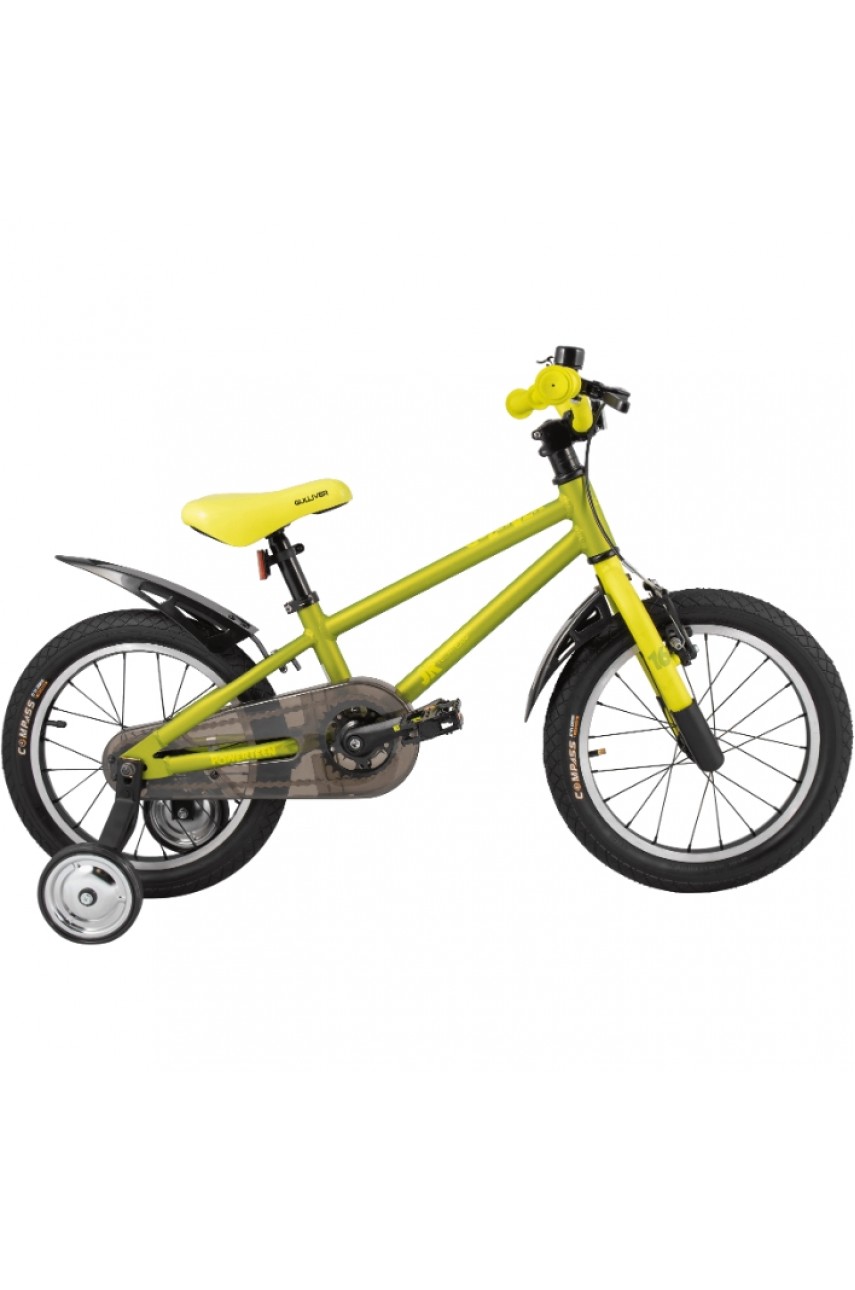 Детский велосипед TECH TEAM GULLIVER 16' зеленый (алюмин) NN002609