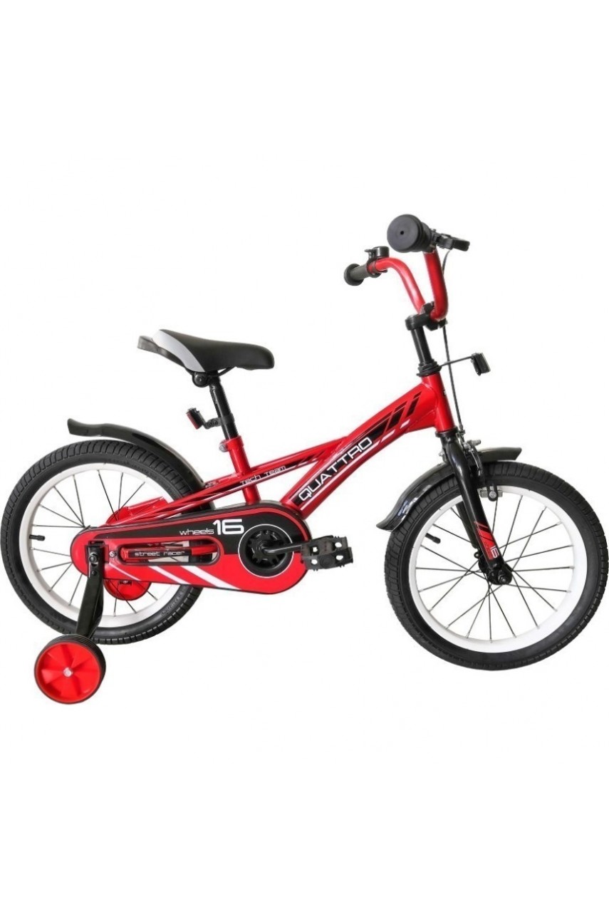Детский велосипед TECH TEAM QUATTRO красный 20 ' NN002672