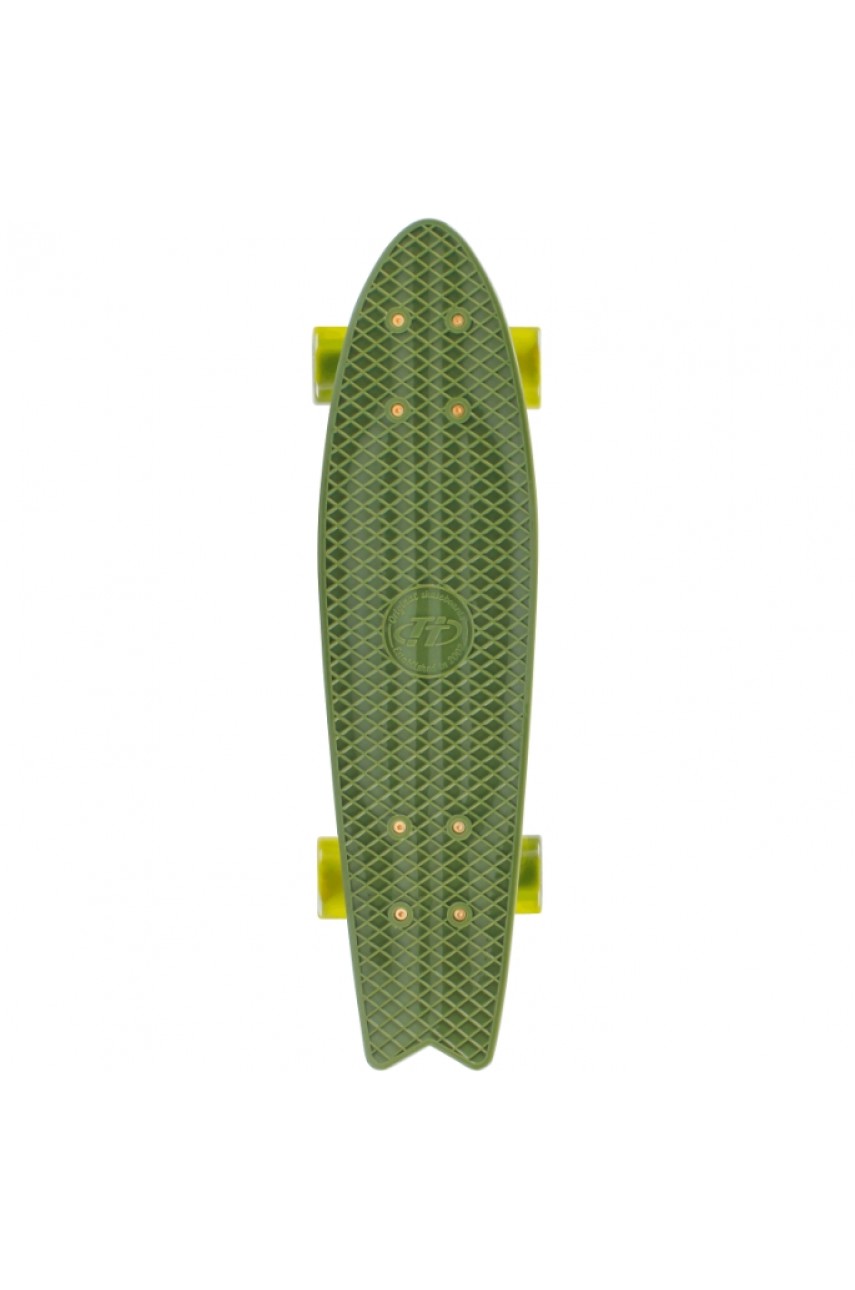 Скейтборд TECH TEAM FISHBOARD 23 темно-зеленый NN004154